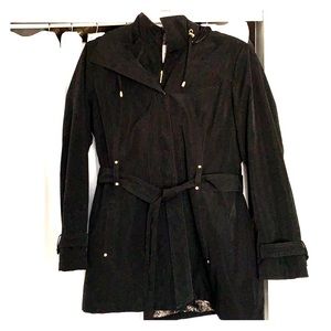 Croft and Barrow hooded polyester  rain coat